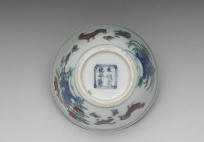 图片[3]-Chicken cup in doucai painted enamels, Ming dynasty, Chenghua reign, 1465-1487-China Archive